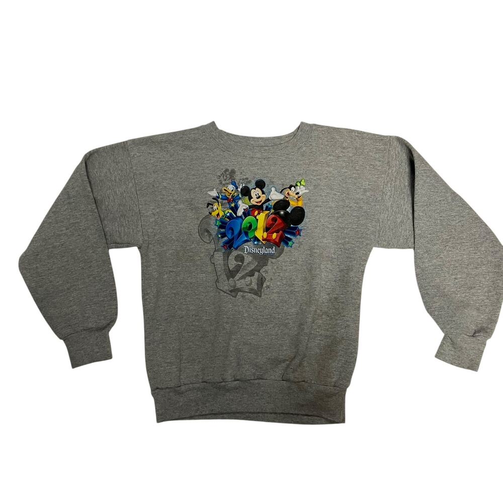 Disney Parks Kid's 2012 Disneyland Resort Gray Sweatshirt Size Large